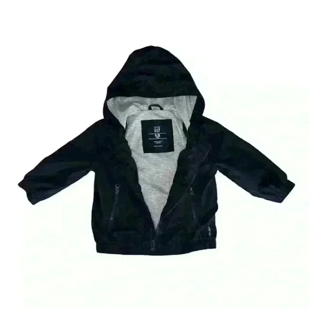 Baby Gap Weather Resistant Navy Jacket - Size 6-12 months